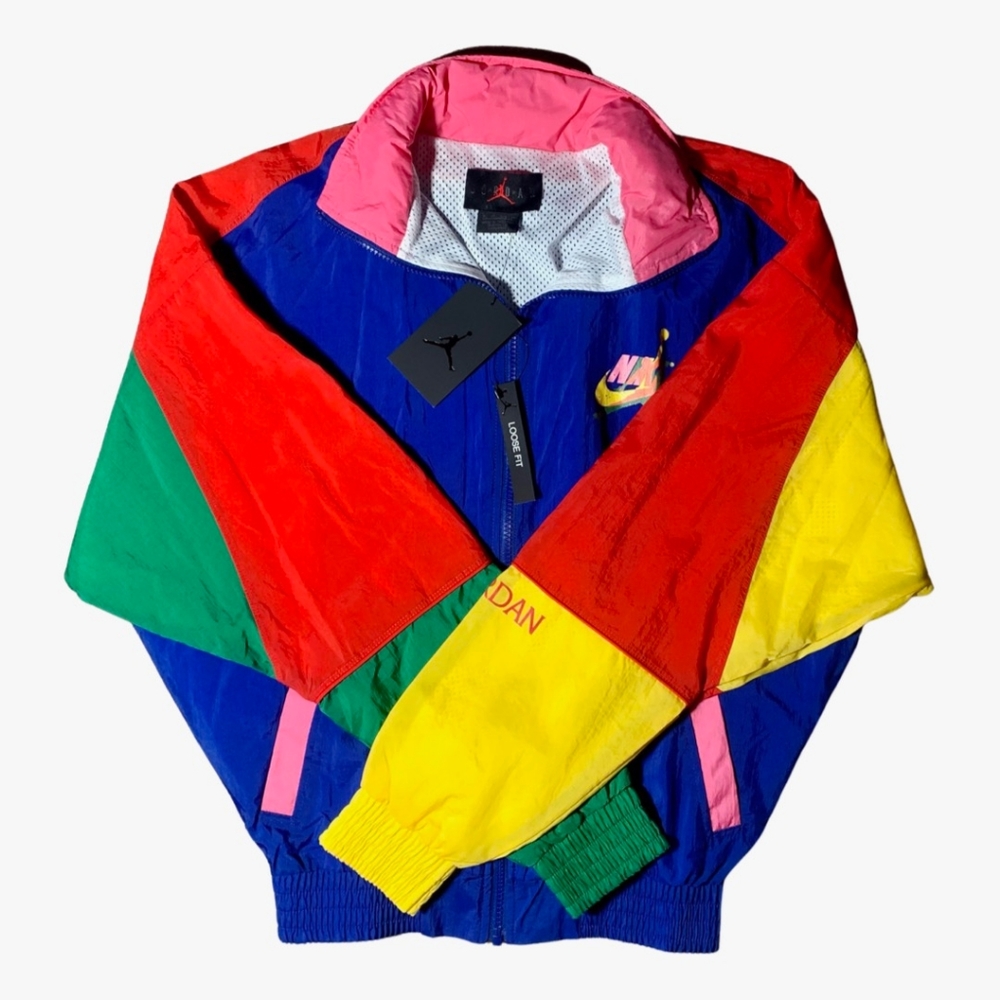 Jordan Jumpman Classics Men's Loose Fit Multi-Color Athletic Jacket CV7418-891